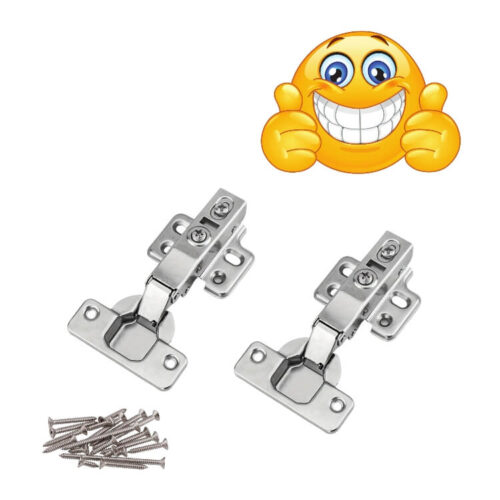 Cabinet Hinges for Wardrobe and Cupboard 100% Metal