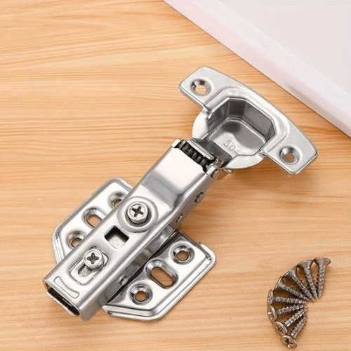 Stainless Steel Hinge Hydraulic Mute Buffer Damping Detachable Hinge 304 For Cabinet Doors