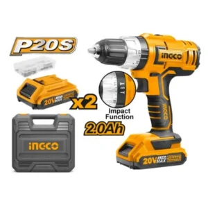 Cordless impact drill Voltage:20V No-load speed:0-450/0-1900rpm Max torque:55N