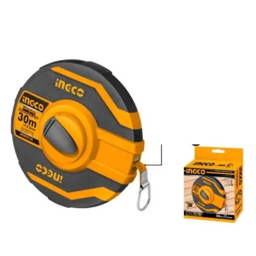 Ingco 20mx12.5mm fibreglass measuring tape with metric and inch