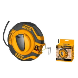 Ingco steel 20mx12.5mm measuring tape with metric and inch for construction