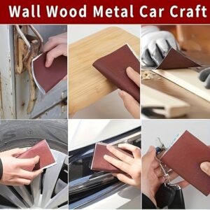 A roll of 4-inch hand-tear sanding belt, available in 1 meter or 5 meters in length, with grit sizes of 60 80 120 150 180 320 400 600 optional, cut into appropriate sizes, can be used for DIY handmade gifts, metal and woodworking processing, etc.